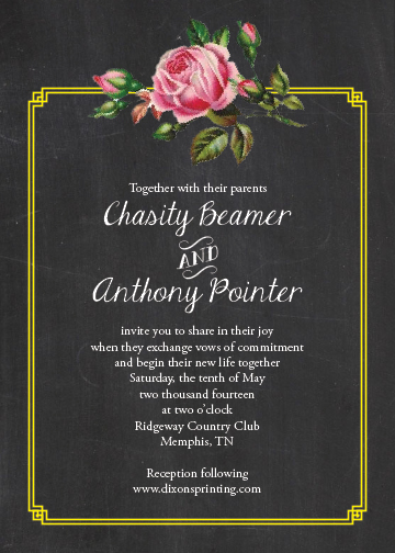 Chalkboard Roses