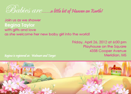 Heaven on earth invitation