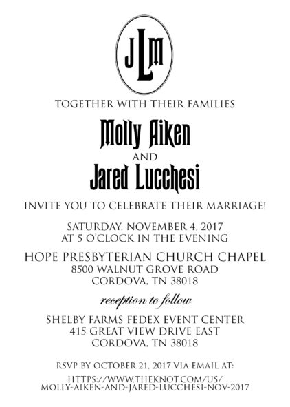 Hallows Eve invitation